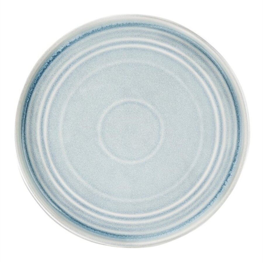 Assiette plate ronde Cavolo bleu glacier 27 cm (4 pièces)
