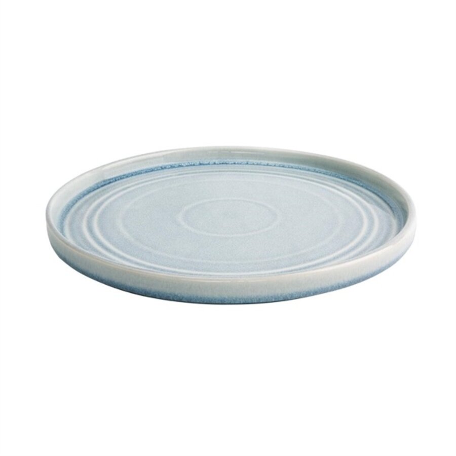 Assiette plate ronde Cavolo bleu glacier 27 cm (4 pièces)