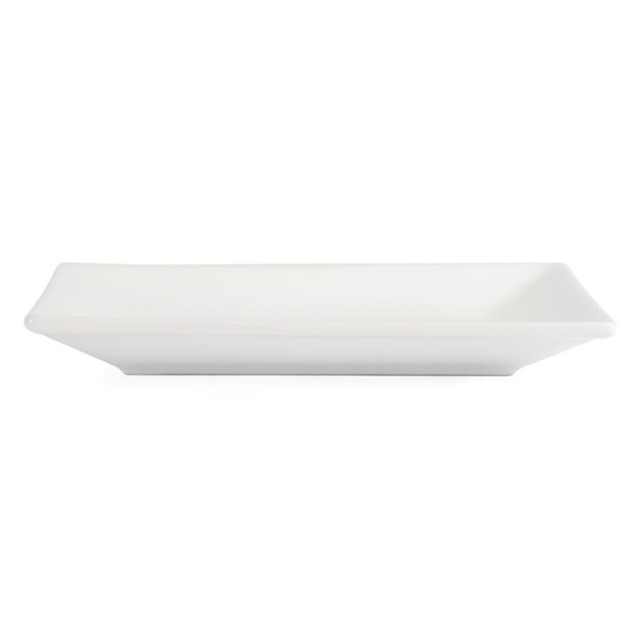 Whiteware rectangular serving dish | 20 x 13 cm | 6 pieces