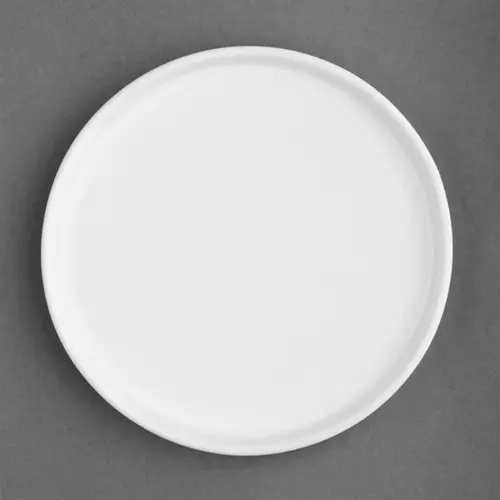 Olympia Whiteware flat round plates | 21cm | 6 pieces 