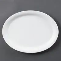 Whiteware oval serving bowl | 29.2cm | 6 pieces