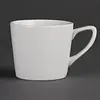 Olympia Tasses à café basses blanches en faïence blanche 20 cl (12 pièces)