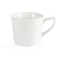 Whiteware low white coffee cups 20cl (12 pieces)