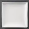 Olympia Assiettes carrées blanches en faïence 24 cm (12 pièces)