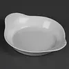 Olympia Plats à gratin ronds en faïence blanche avec anses | 19,2 cm | 6 pièces