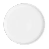 Assiettes plates rondes en faïence blanche | 15 cm | 6 pièces