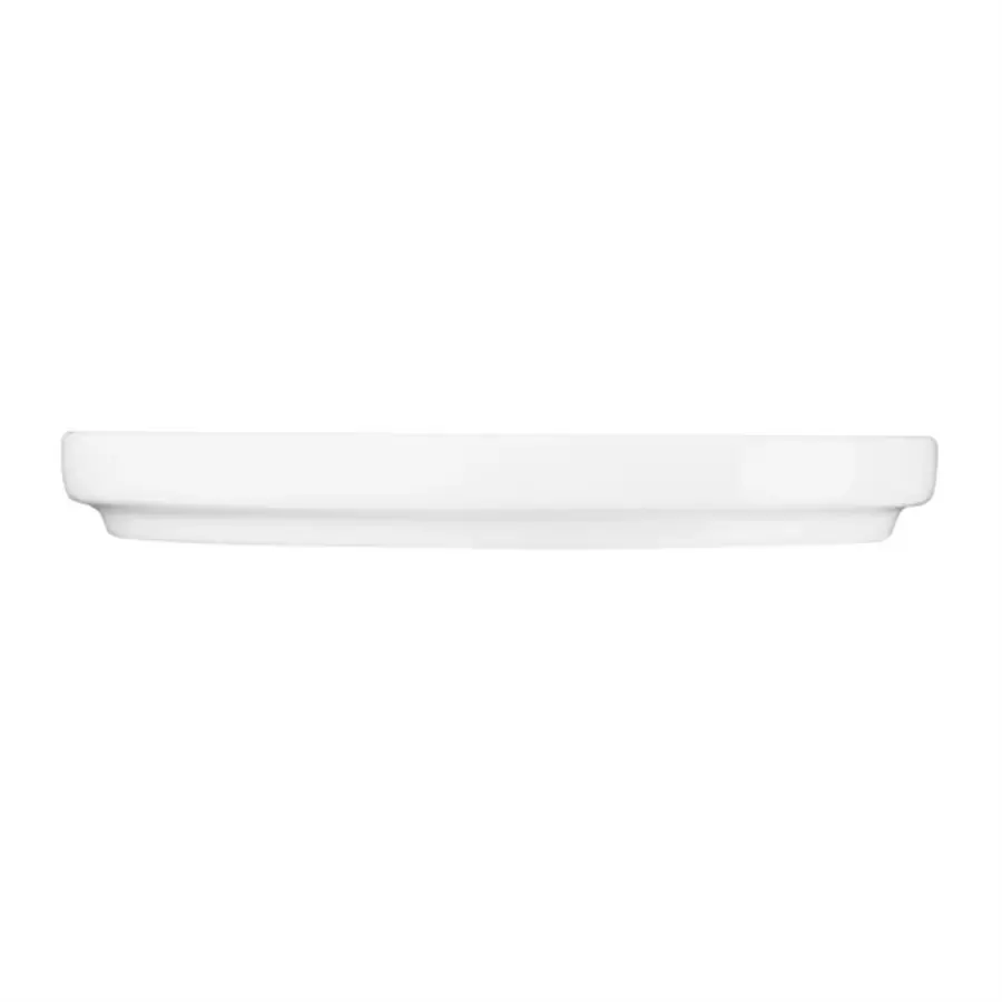 Assiettes plates rondes en faïence blanche | 15 cm | 6 pièces