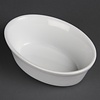 Olympia Whiteware oval bowls 16.1cm (6 pieces)