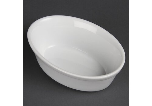  Olympia Bols ovales en faïence blanche 16,1 cm (6 pièces) 