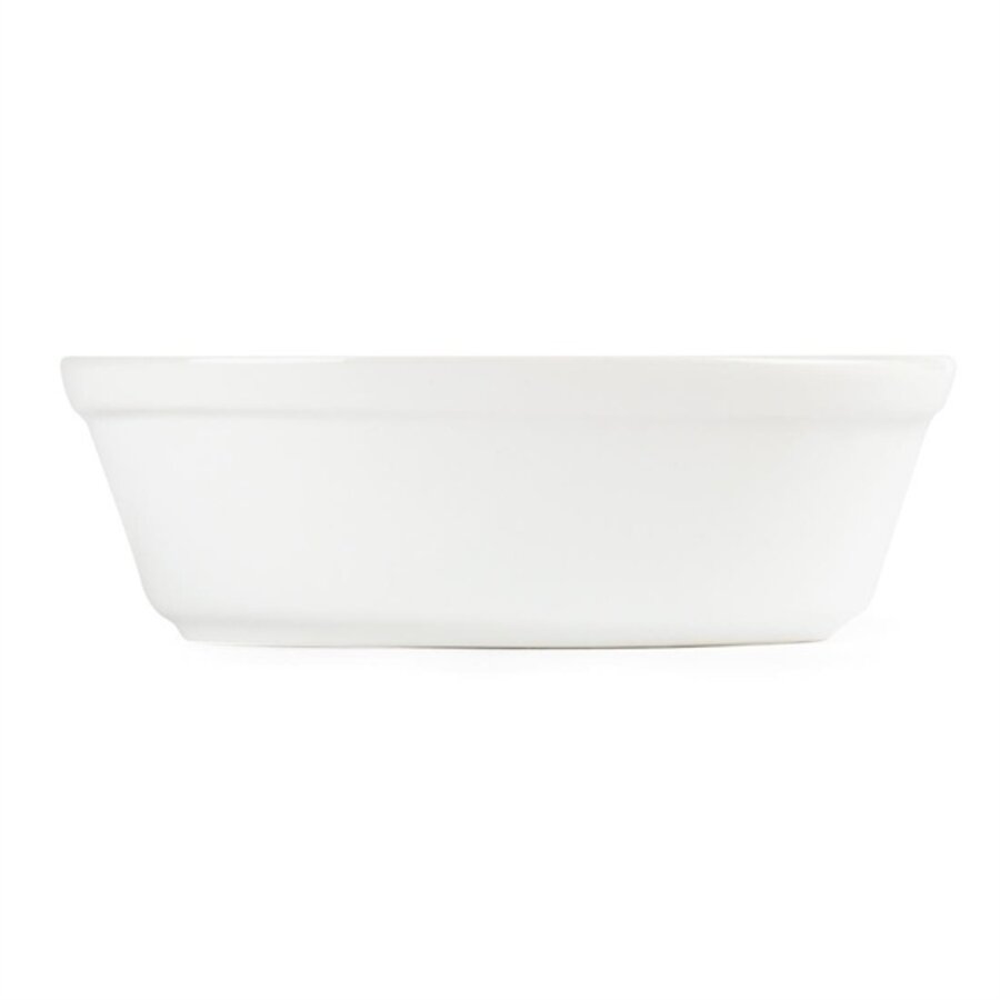 Whiteware oval dishes 16.1cm (6 pieces)