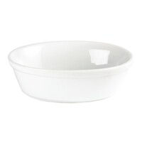 Whiteware oval dishes 16.1cm (6 pieces)