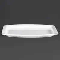 Bol rectangulaire en faïence blanche 32 cm (6 pièces)