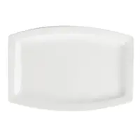 Bol rectangulaire en faïence blanche 32 cm (6 pièces)