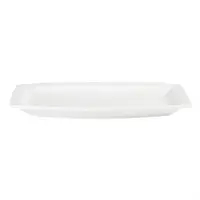 Bol rectangulaire en faïence blanche 32 cm (6 pièces)