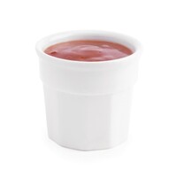 Marmites à sauce blanches | 5 cm | 12 pièces