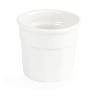 Whiteware sauce pots | 5cm | 12 pieces