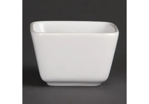  Olympia Bols amuse-gueules en faïence blanche | 7,5 x 7,5 x 5 | 12 pièces 