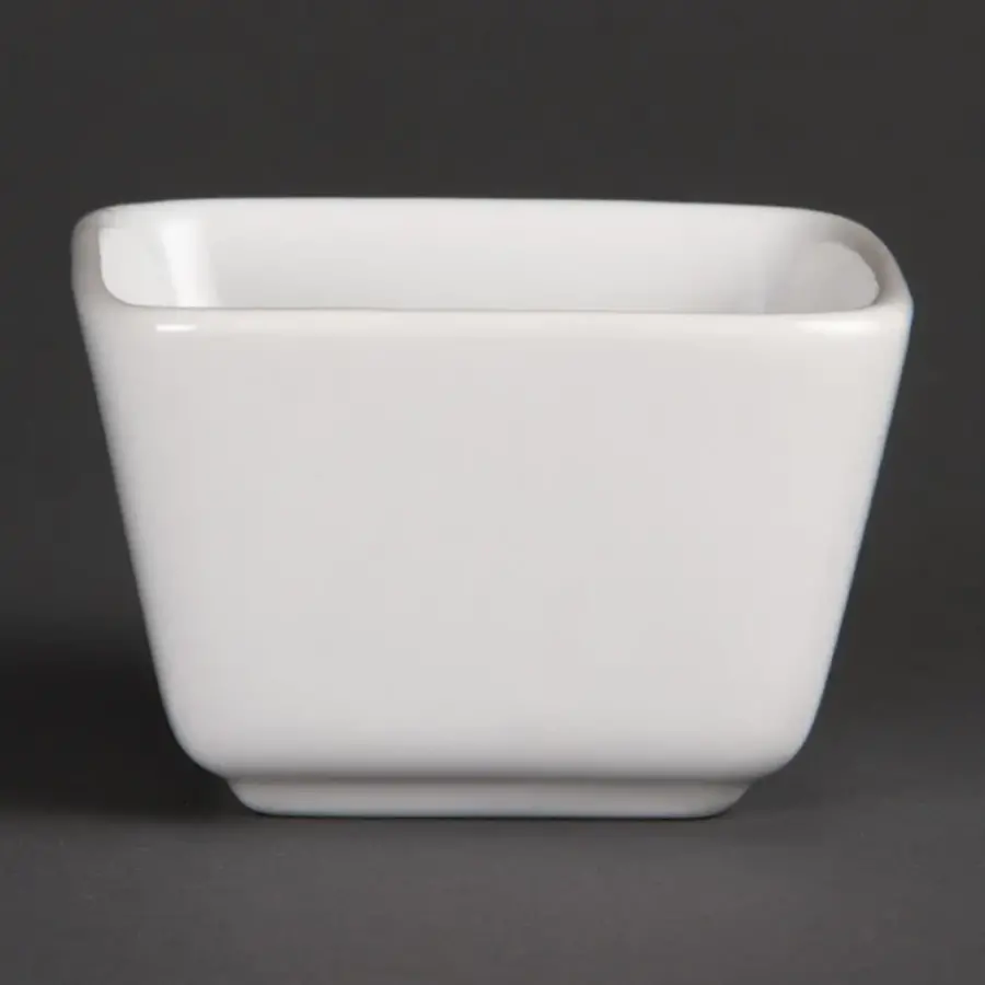 Amuse-Schalen aus Weißware | 7,5 x 7,5 x 5 | 12 Stück