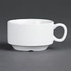 Olympia Tasses à expresso empilables en porcelaine blanche | 8,5 cl | 12 pièces