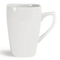 Whiteware square mug | 28.5 cl | 12 pieces
