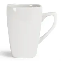 Whiteware square mug | 28.5cl | 12 pieces