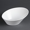 Olympia Whiteware oval sloping bowls | 22.2 x 24.6 cm | 3 pieces