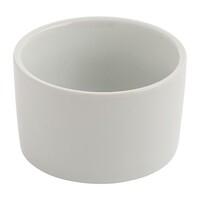 Ramequins contemporains en faïence blanche 9 cm (12 pièces)