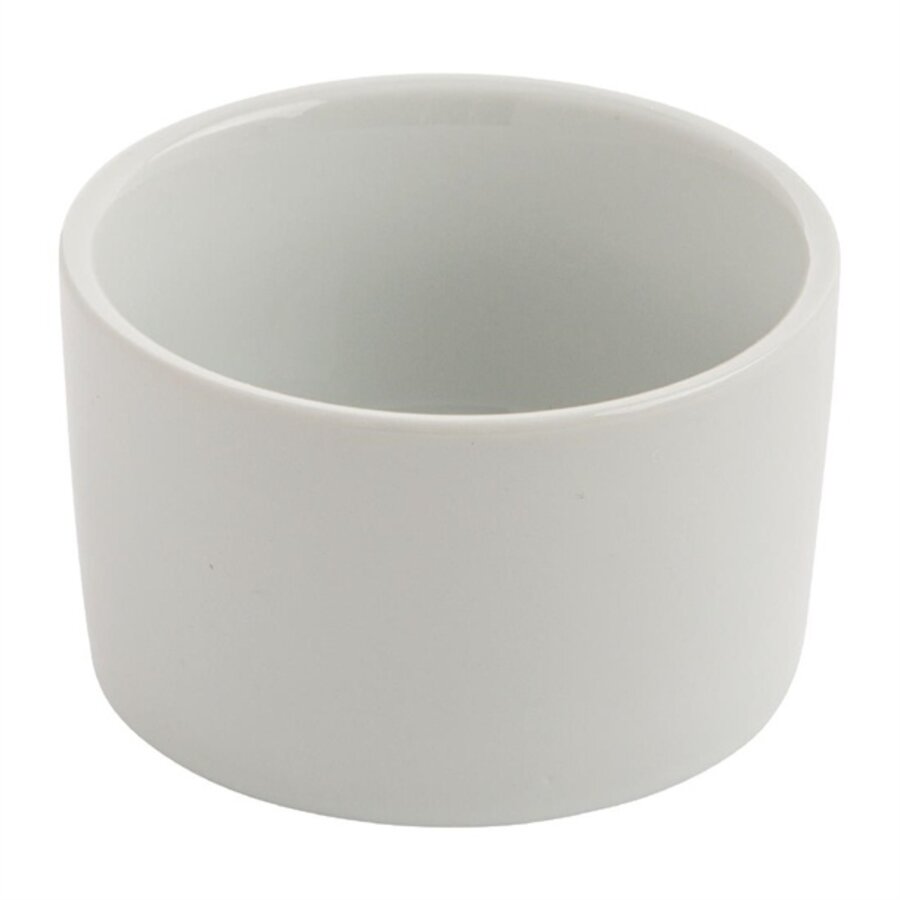 Whiteware contemporary ramekins 9cm (12 pieces)