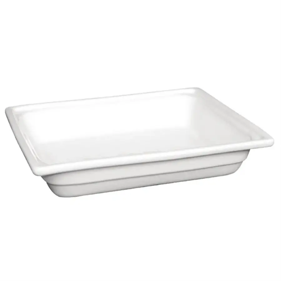 Vaisselle blanche GN 1/2 bol en porcelaine 10 cm de profondeur