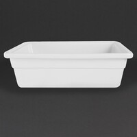 Vaisselle blanche GN 1/2 bol en porcelaine 10 cm de profondeur