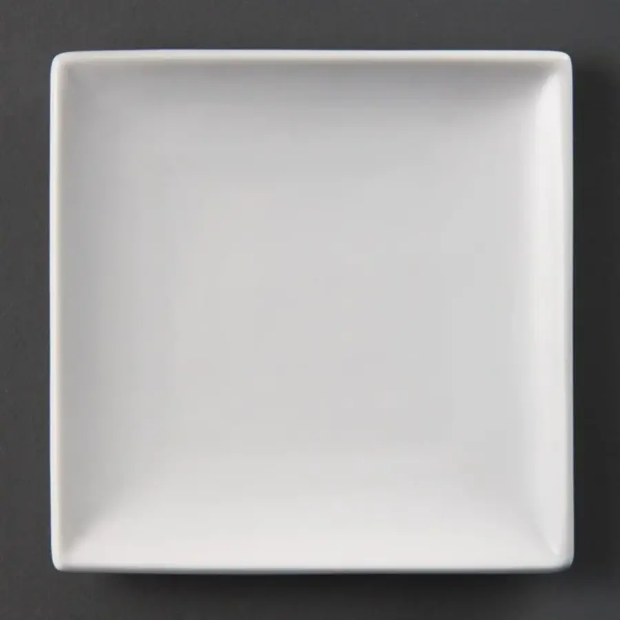 Whiteware vierkante borden | 14 cm | 12 stuks