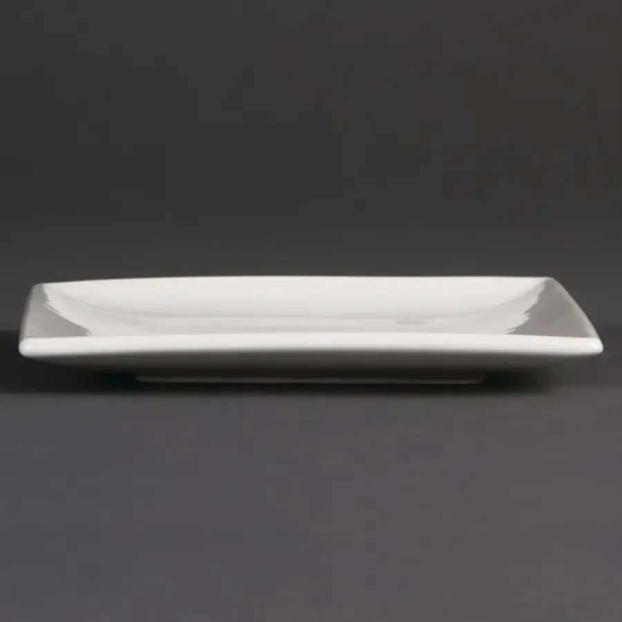 Whiteware square plates | 14 cm | 12 pieces