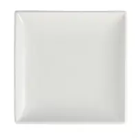 Whiteware square plates | 14cm | 12 pieces