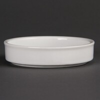 Bols à tapas empilables blancs en faïence blanche 10,2 cm (6 pièces)