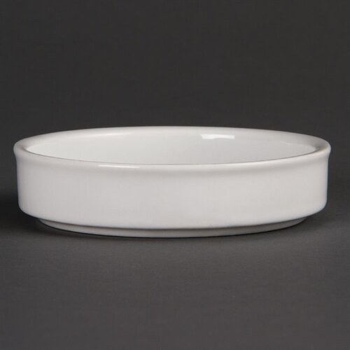  Olympia Whiteware stackable white tapas dishes 10.2cm (6 pieces) 