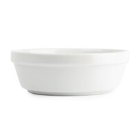 Bols ovales en faïence blanche | 13,7 cm | 6 pièces