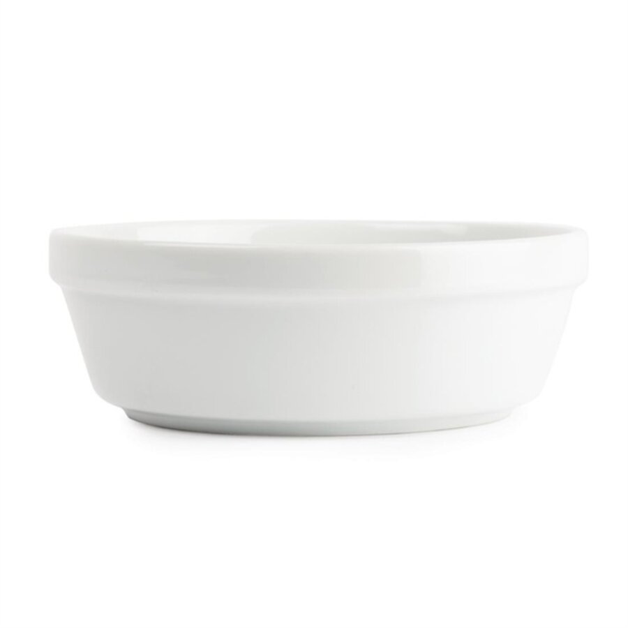 Whiteware oval bowls | 13.7 cm | 6 pieces