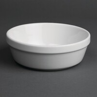 Bols ovales en faïence blanche | 13,7 cm | 6 pièces