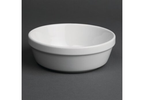  Olympia Bols ovales en faïence blanche | 13,7 cm | 6 pièces 