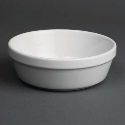  Olympia Ovale Schalen aus Weißware | 13,7 cm | 6 Stück 
