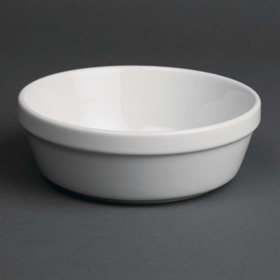 Whiteware oval dishes | 13.7cm | 6 pieces