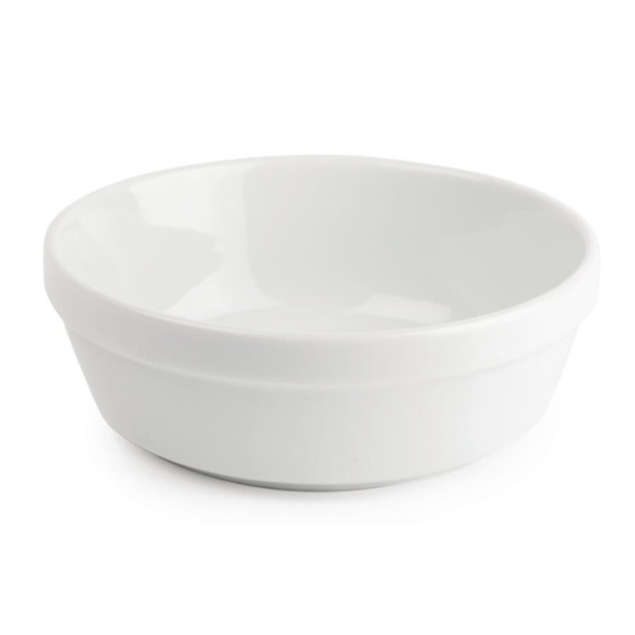 Whiteware oval bowls | 13.7 cm | 6 pieces