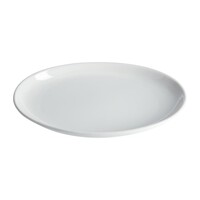 Bol ovale profond en faïence blanche 36,5 x 23,5 cm (2 pièces)