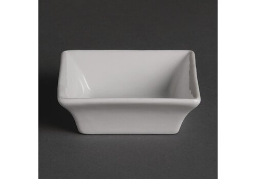  Olympia Whiteware appetizer dishes white 7.5x7.5cm (12 pieces) 