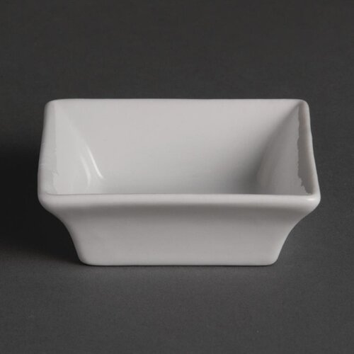  Olympia Whiteware amuseschaaltjes wit 7,5x7,5cm (12 stuks) 