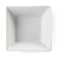 Whiteware amuse bowls white 7.5x7.5cm (12 pieces)