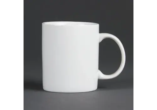  Olympia Mugs blancs en faïence blanche 284 ml (12 pièces) 
