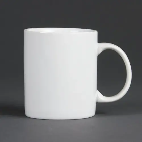  Olympia Weiße Becher aus Weißware, 284 ml (12 Stück) 