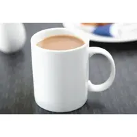 Weiße Becher aus Weißware, 284 ml (12 Stück)