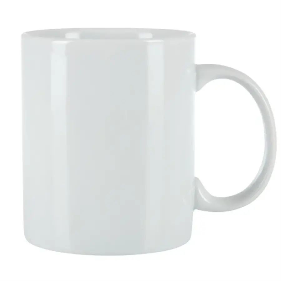 Weiße Becher aus Weißware, 284 ml (12 Stück)